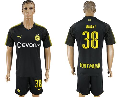 Dortmund #38 Burki Away Soccer Club Jersey